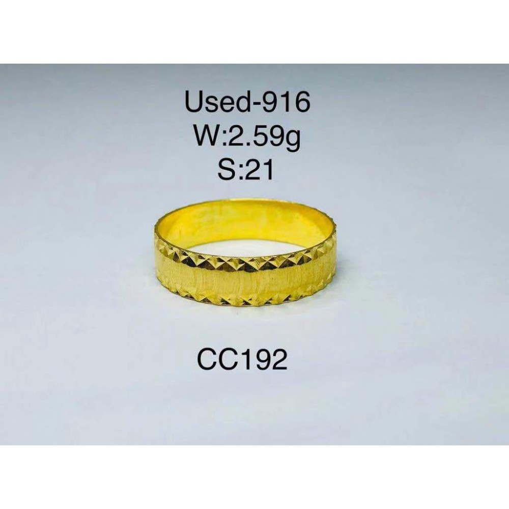 Pre-owned ring 916 gold Pre-owned ring 916 gold