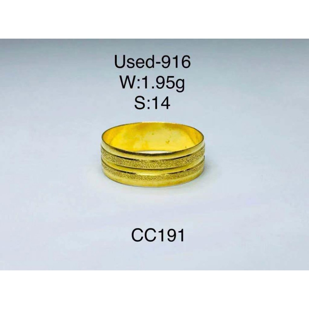 Pre-owned ring 916 gold Pre-owned ring 916 gold