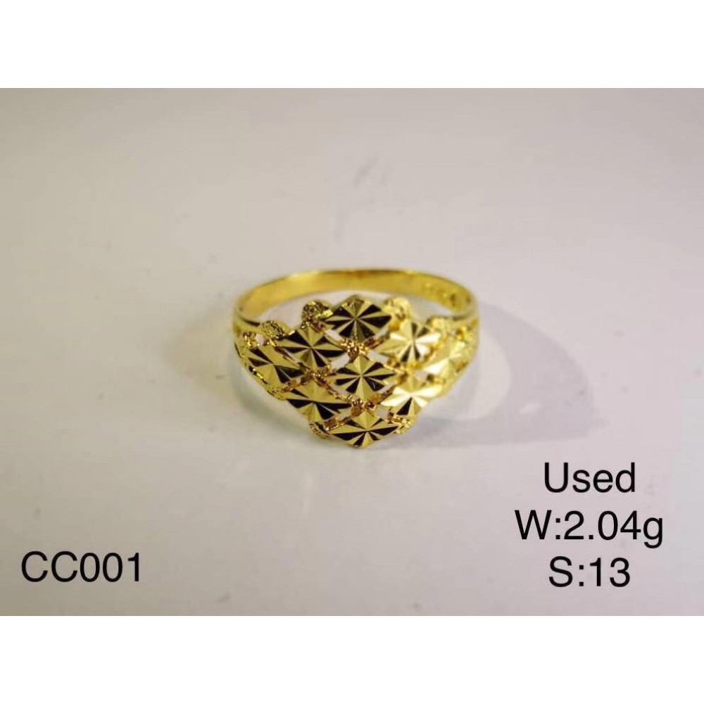 Pre-owned ring 916 gold Pre-owned ring 916 gold
