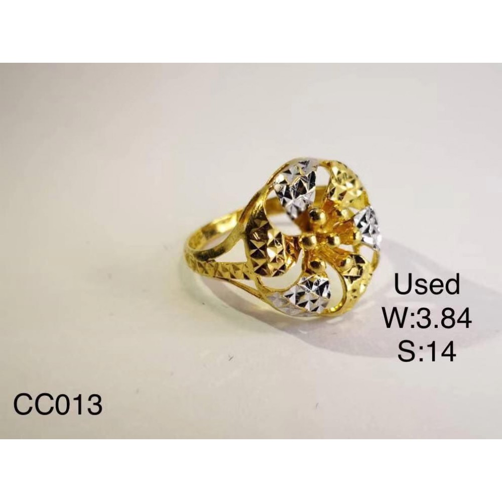 Pre-owned ring 916 gold Pre-owned ring 916 gold