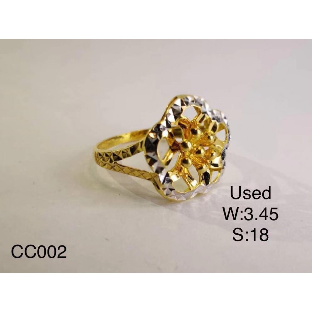 Pre-owned ring 916 gold Pre-owned ring 916 gold