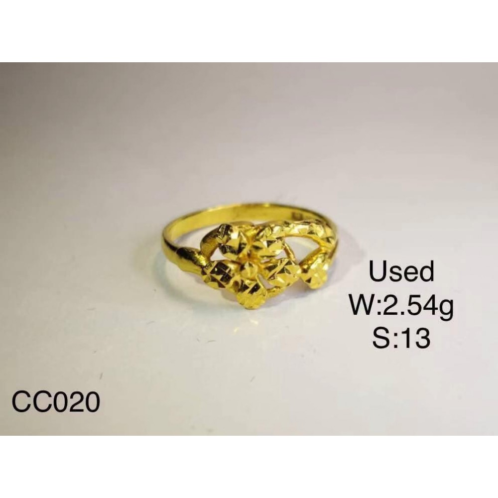 Pre-owned ring 916 gold Pre-owned ring 916 gold