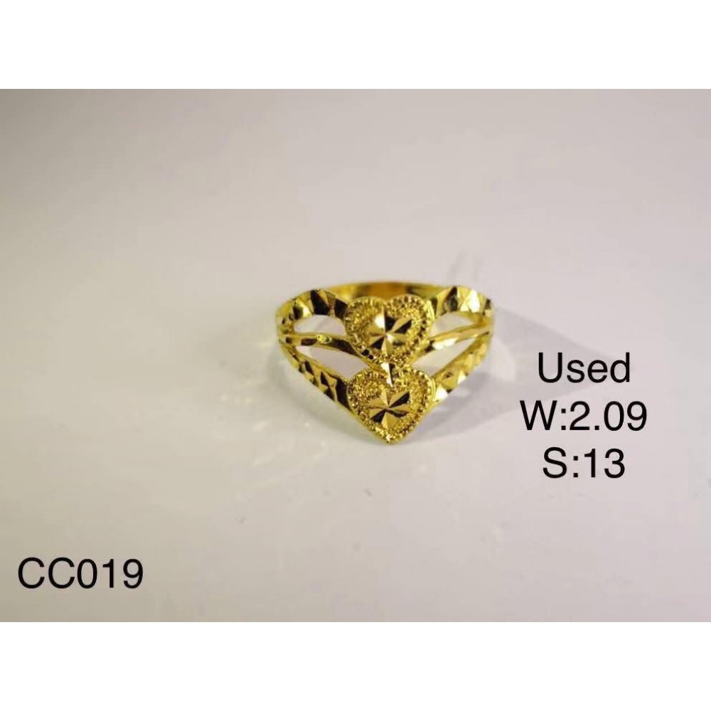 Pre-owned ring 916 gold Pre-owned ring 916 gold