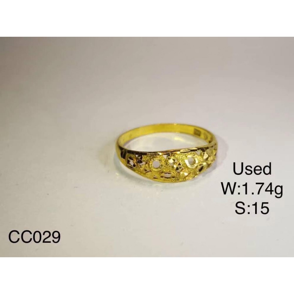 Pre-owned ring 916 gold Pre-owned ring 916 gold