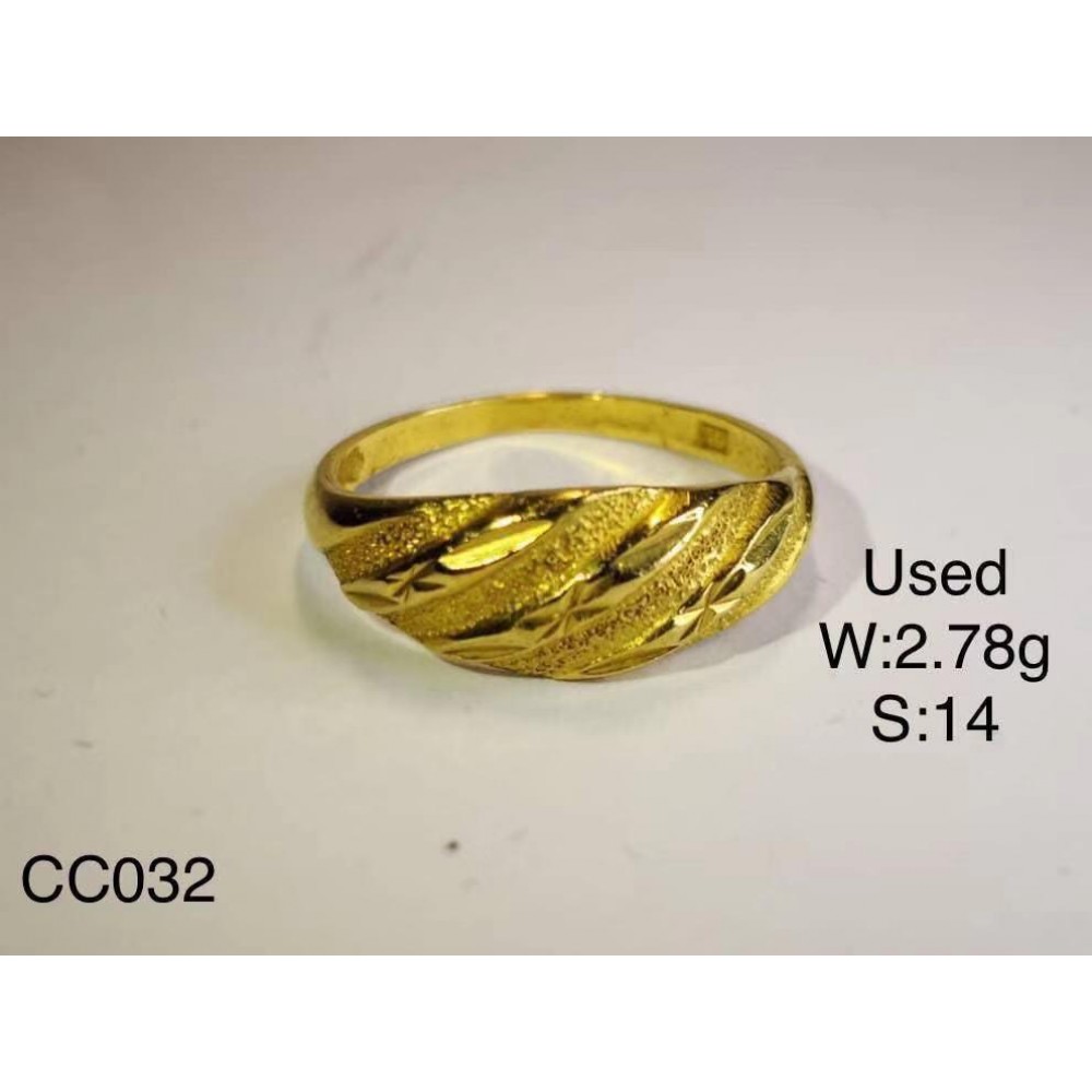 Pre-owned ring 916 gold Pre-owned ring 916 gold