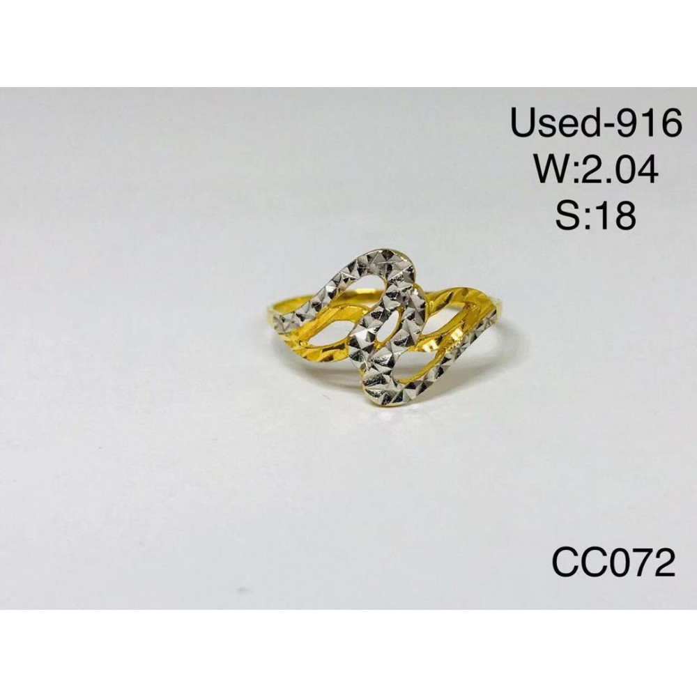 Pre-owned ring 916 gold Pre-owned ring 916 gold