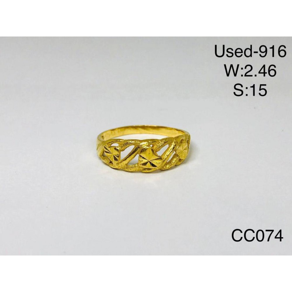 Pre-owned ring 916 gold Pre-owned ring 916 gold