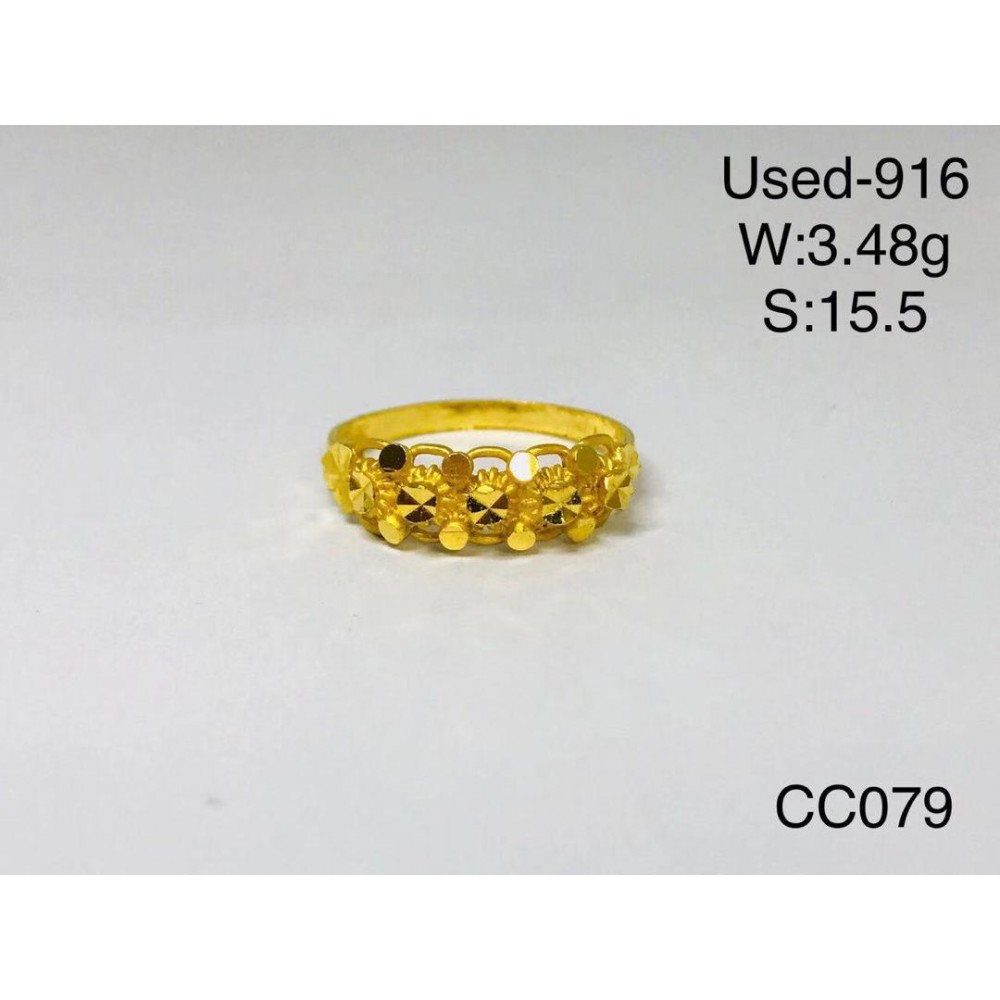Pre-owned ring 916 gold Pre-owned ring 916 gold