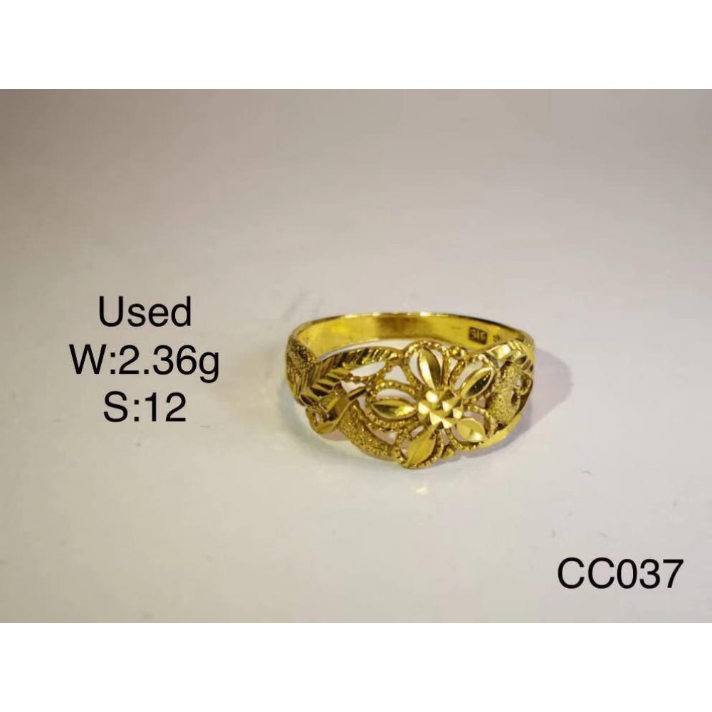 Pre-owned ring 916 gold Pre-owned ring 916 gold