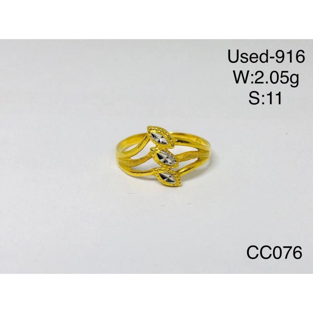 Pre-owned ring 916 gold Pre-owned ring 916 gold