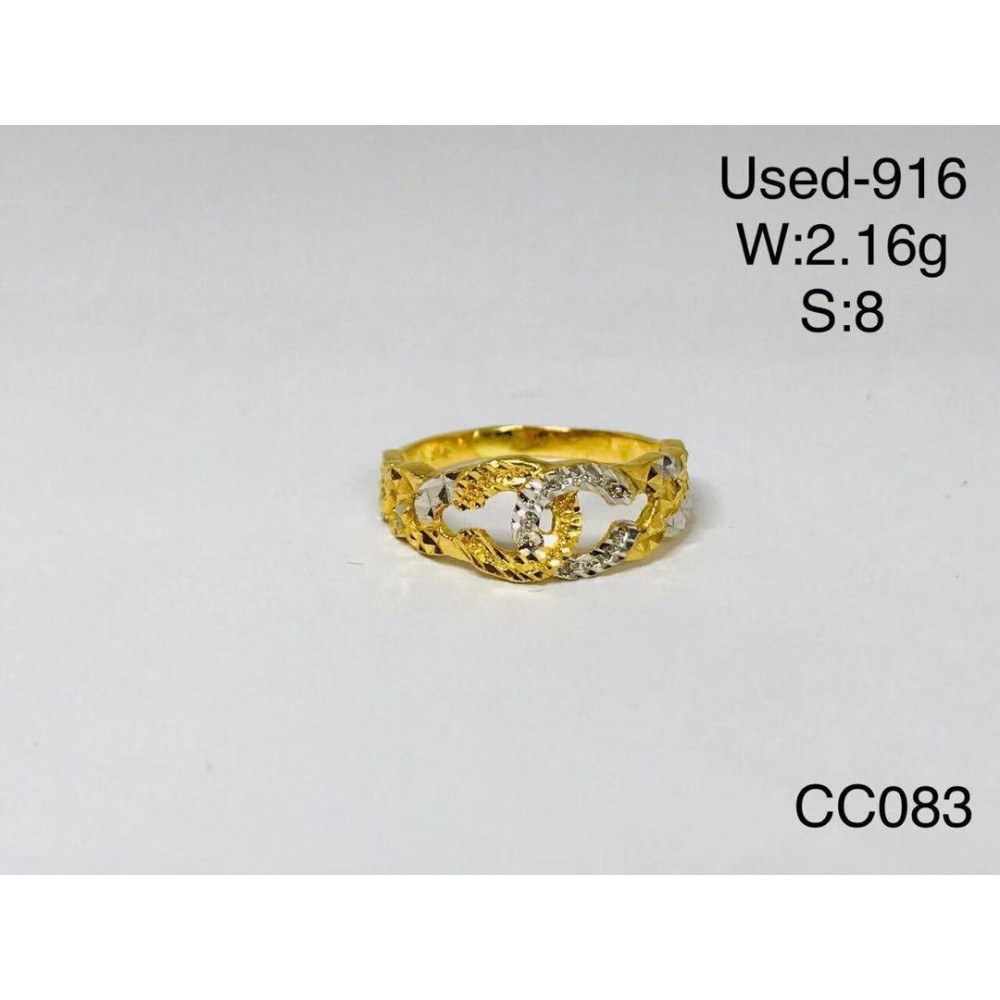 Pre-owned ring 916 gold Pre-owned ring 916 gold