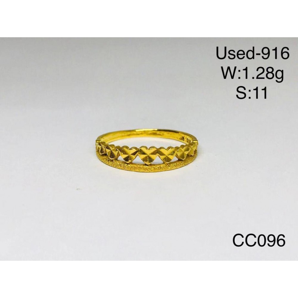 Pre-owned ring 916 gold Pre-owned ring 916 gold