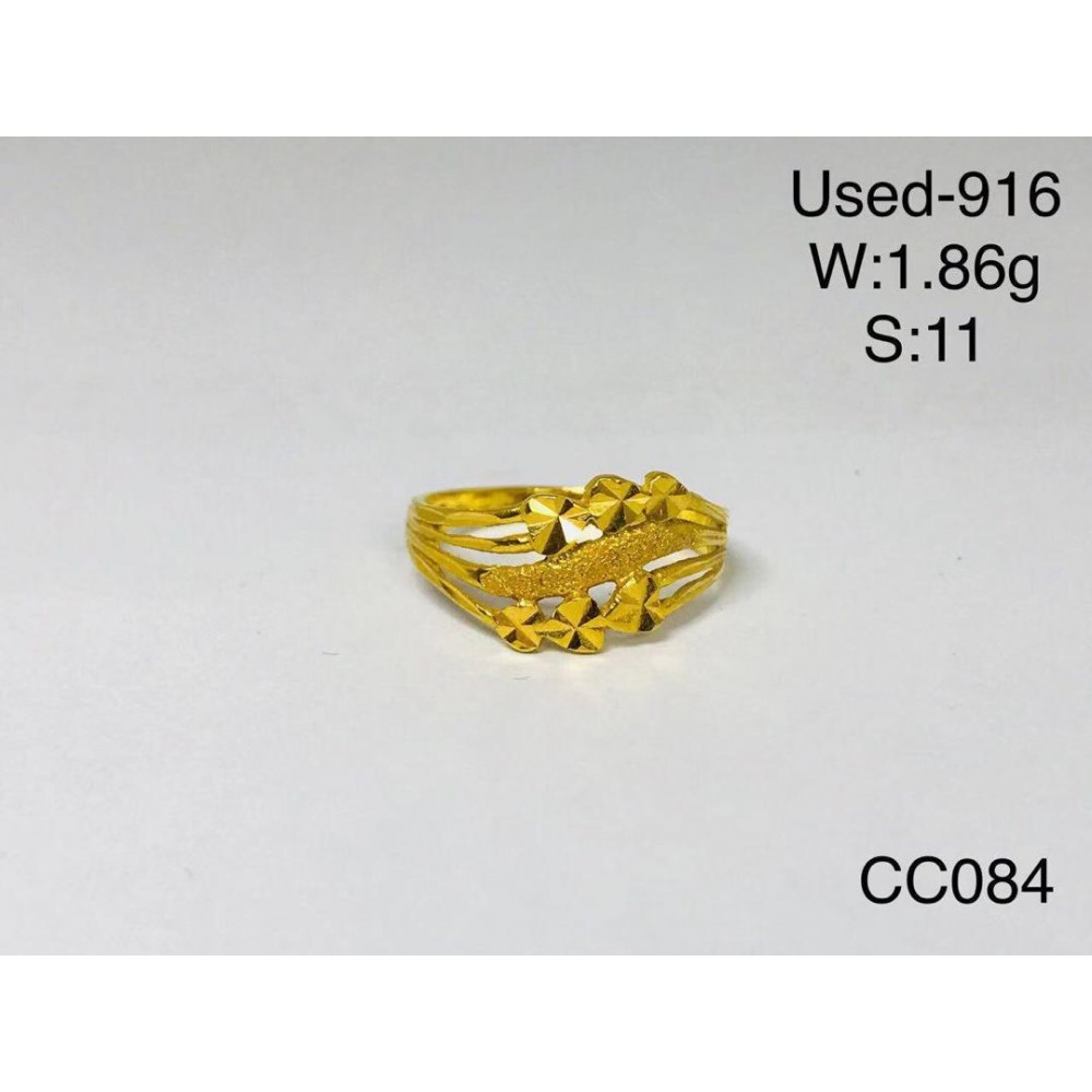 Pre-owned ring 916 gold Pre-owned ring 916 gold