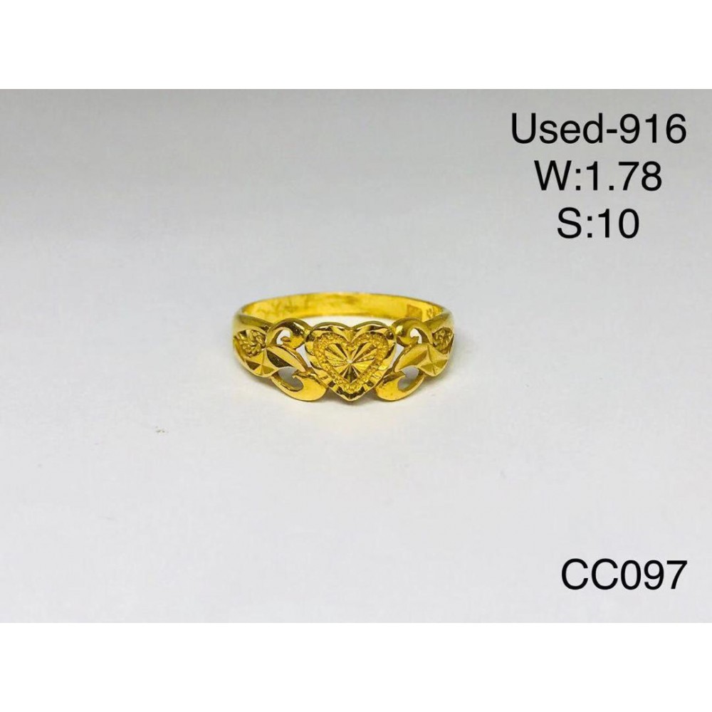Pre-owned ring 916 gold Pre-owned ring 916 gold