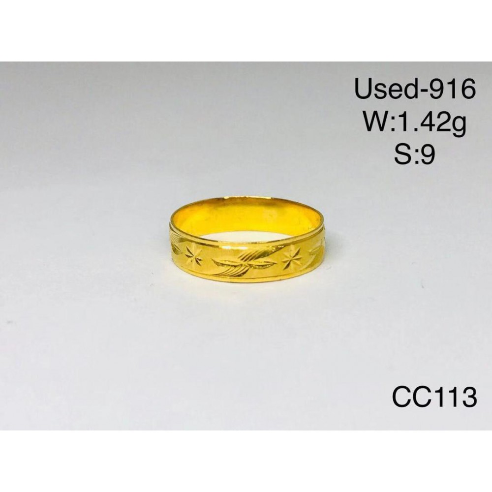 Pre-owned ring 916 gold Pre-owned ring 916 gold