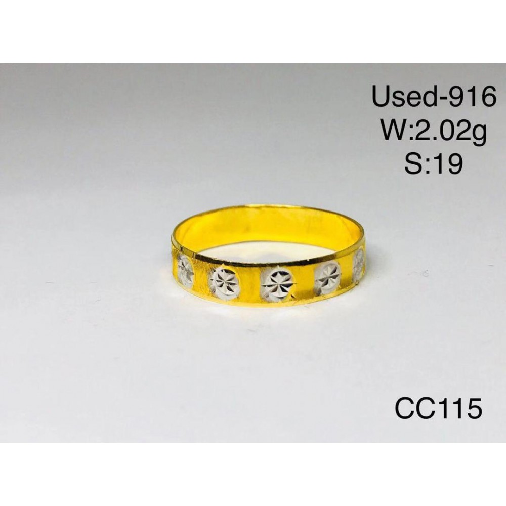 Pre-owned ring 916 gold Pre-owned ring 916 gold