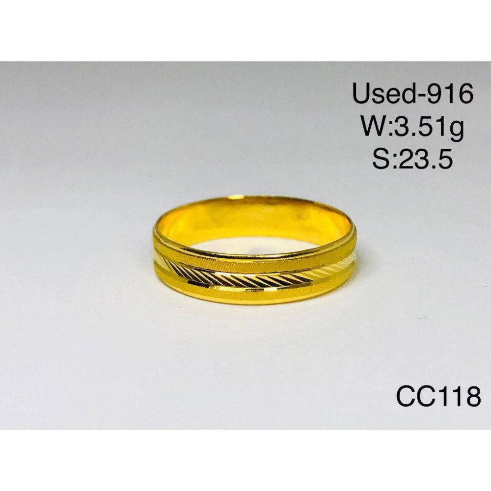 Pre-owned ring 916 gold Pre-owned ring 916 gold