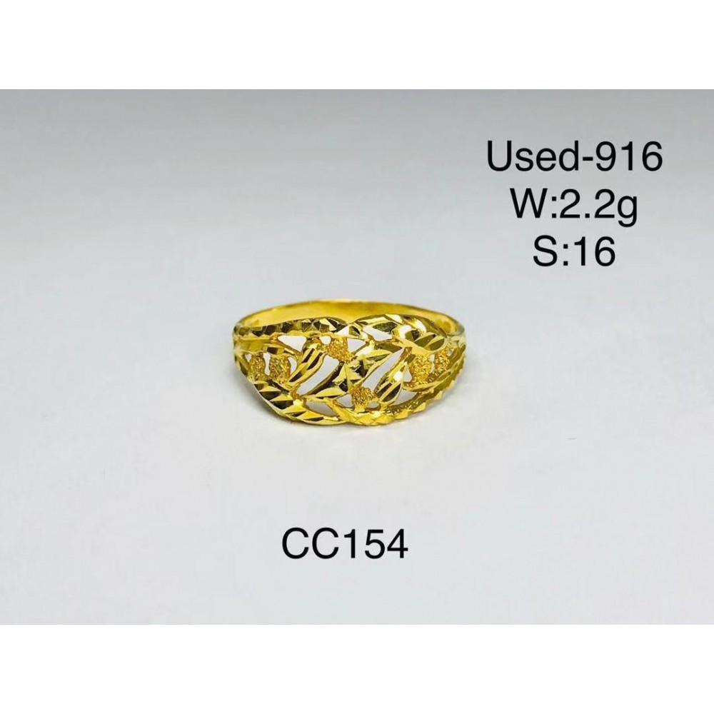 Pre-owned ring 916 gold Pre-owned ring 916 gold