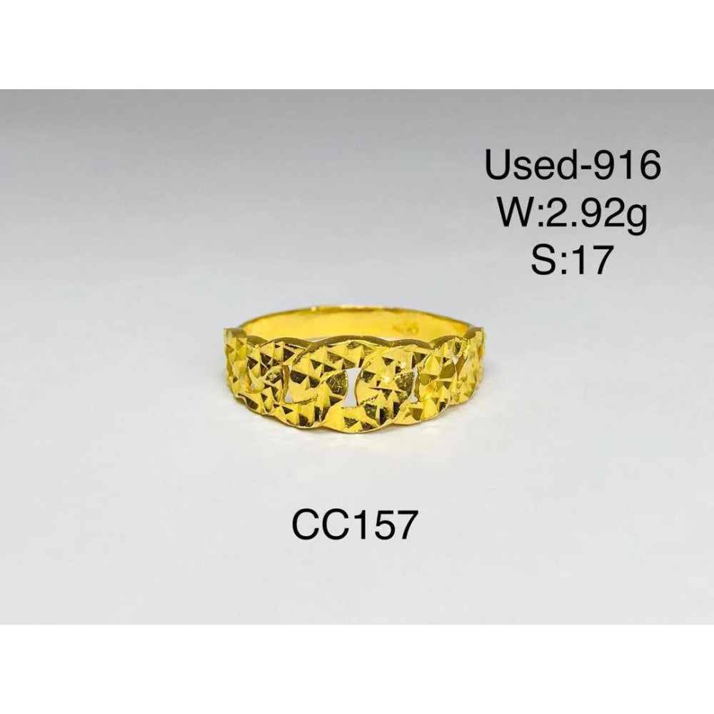 Pre-owned ring 916 gold Pre-owned ring 916 gold