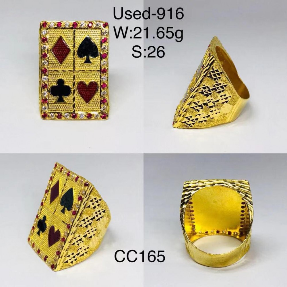 Pre-owned ring 916 gold Pre-owned ring 916 gold
