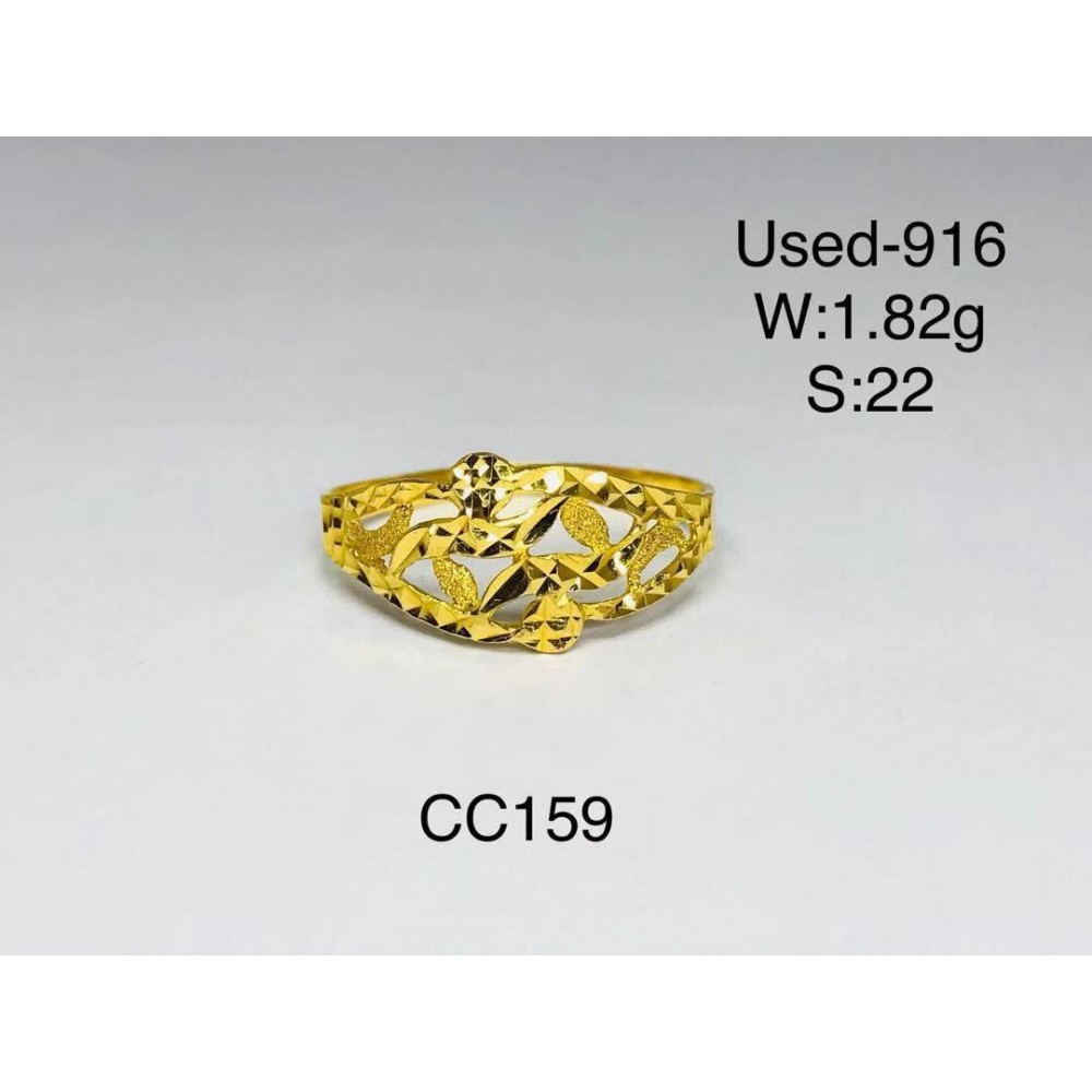 Pre-owned ring 916 gold Pre-owned ring 916 gold
