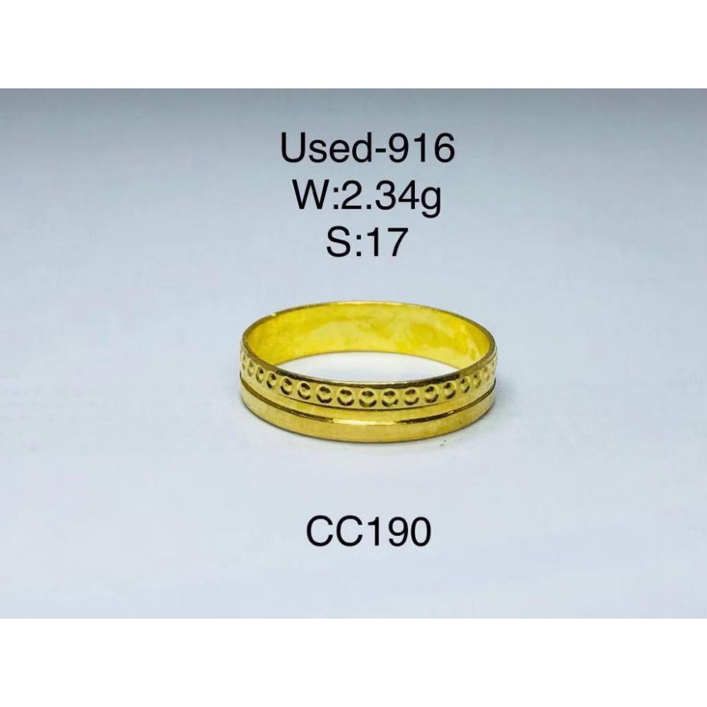 Pre-owned ring 916 gold Pre-owned ring 916 gold