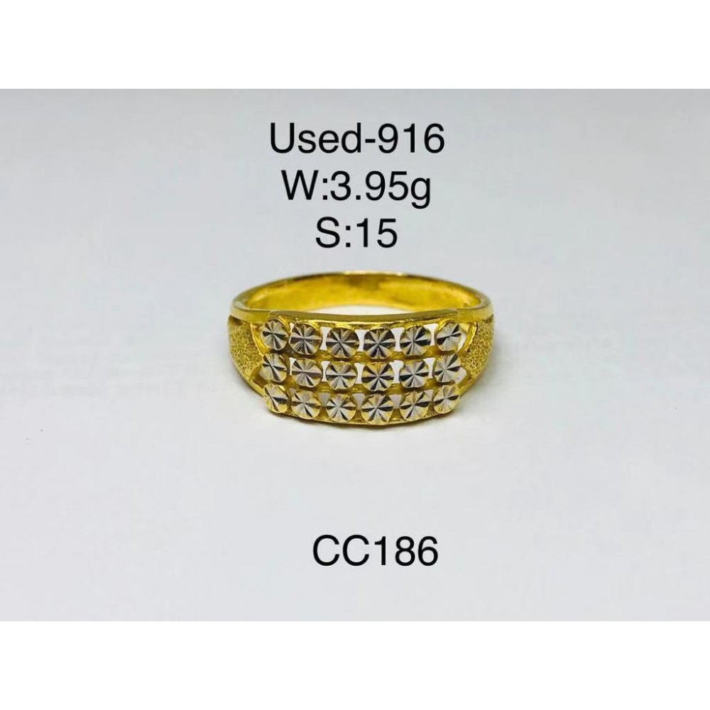 Pre-owned ring 916 gold Pre-owned ring 916 gold
