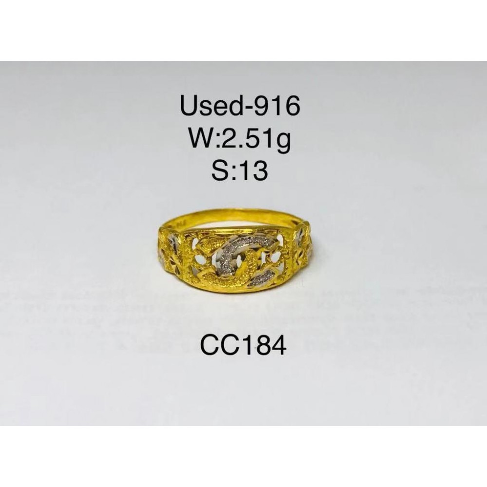 Pre-owned ring 916 gold Pre-owned ring 916 gold