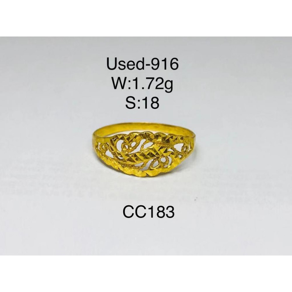 Pre-owned ring 916 gold Pre-owned ring 916 gold