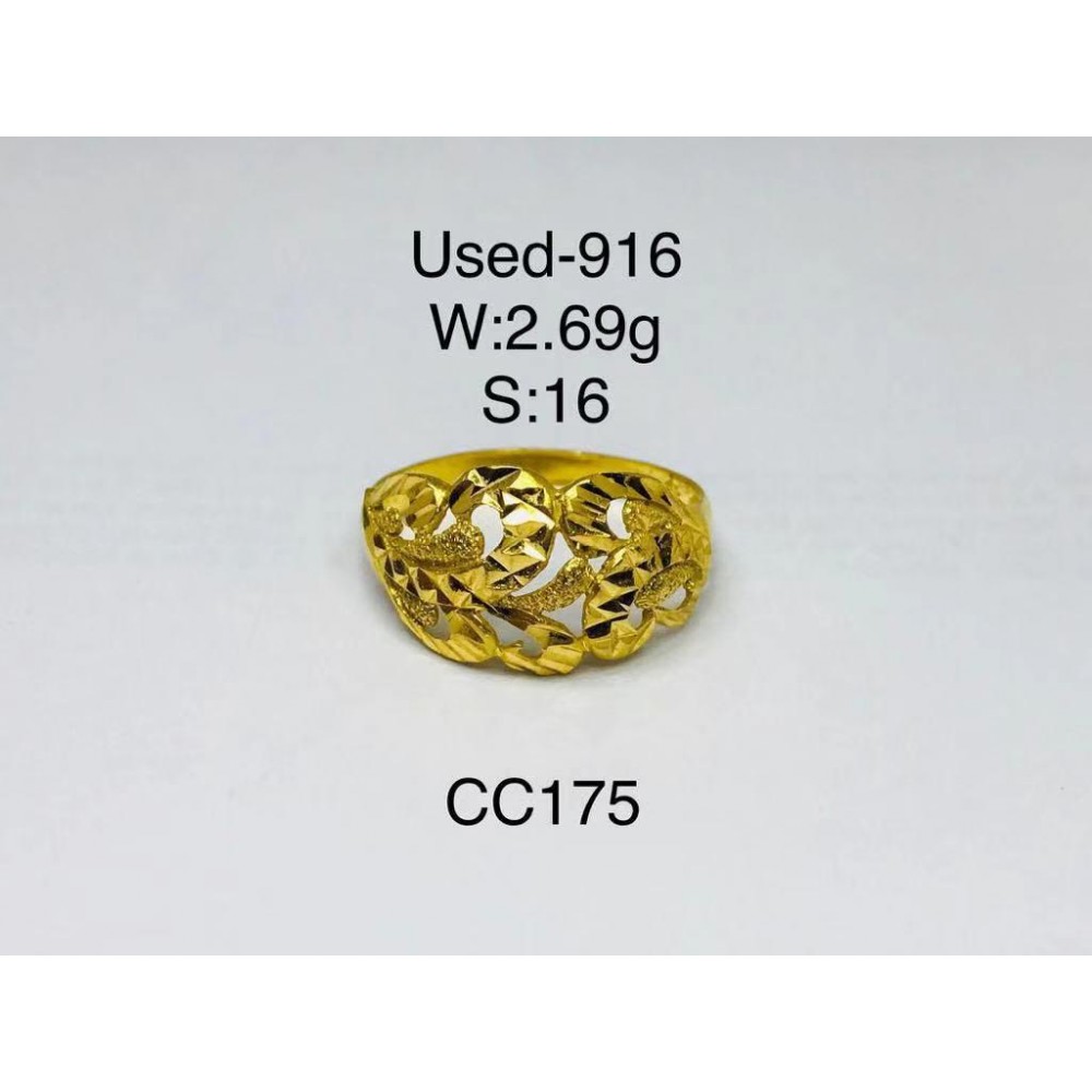 Pre-owned ring 916 gold Pre-owned ring 916 gold