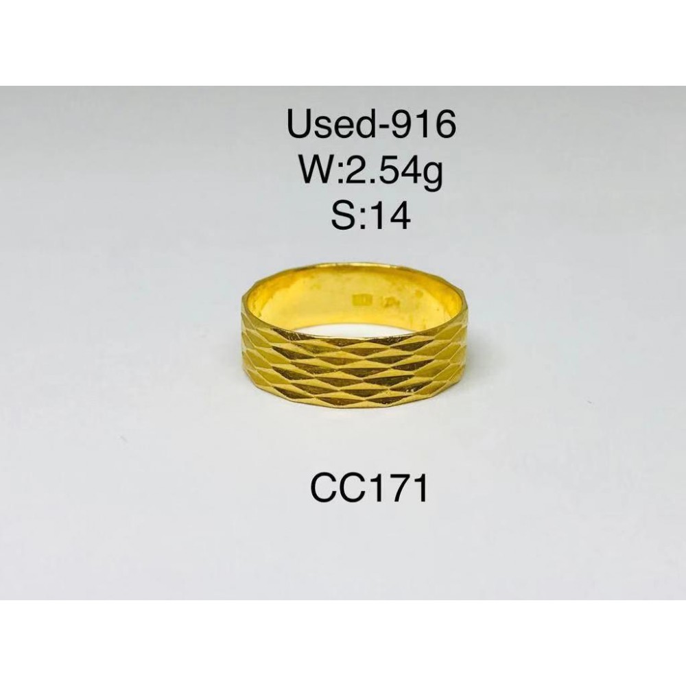 Pre-owned ring 916 gold Pre-owned ring 916 gold