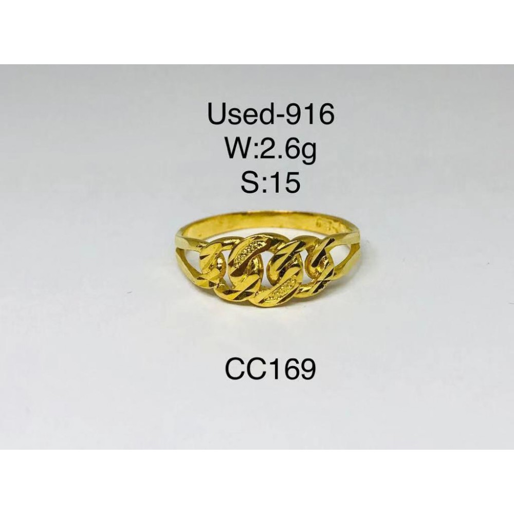 Pre-owned ring 916 gold Pre-owned ring 916 gold