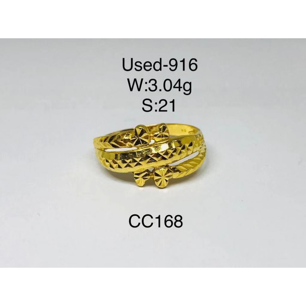 Pre-owned ring 916 gold Pre-owned ring 916 gold