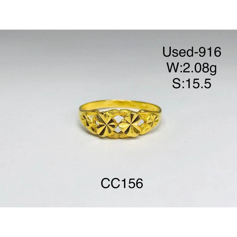 Pre-owned ring 916 gold Pre-owned ring 916 gold