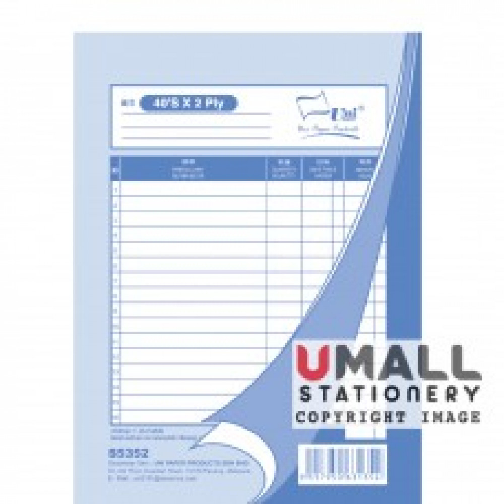 UNI BILL BOOK 2 PLY (S5352) 10 IN 1 UNI BILL BOOK 2 PLY (S5352) 10 IN 1