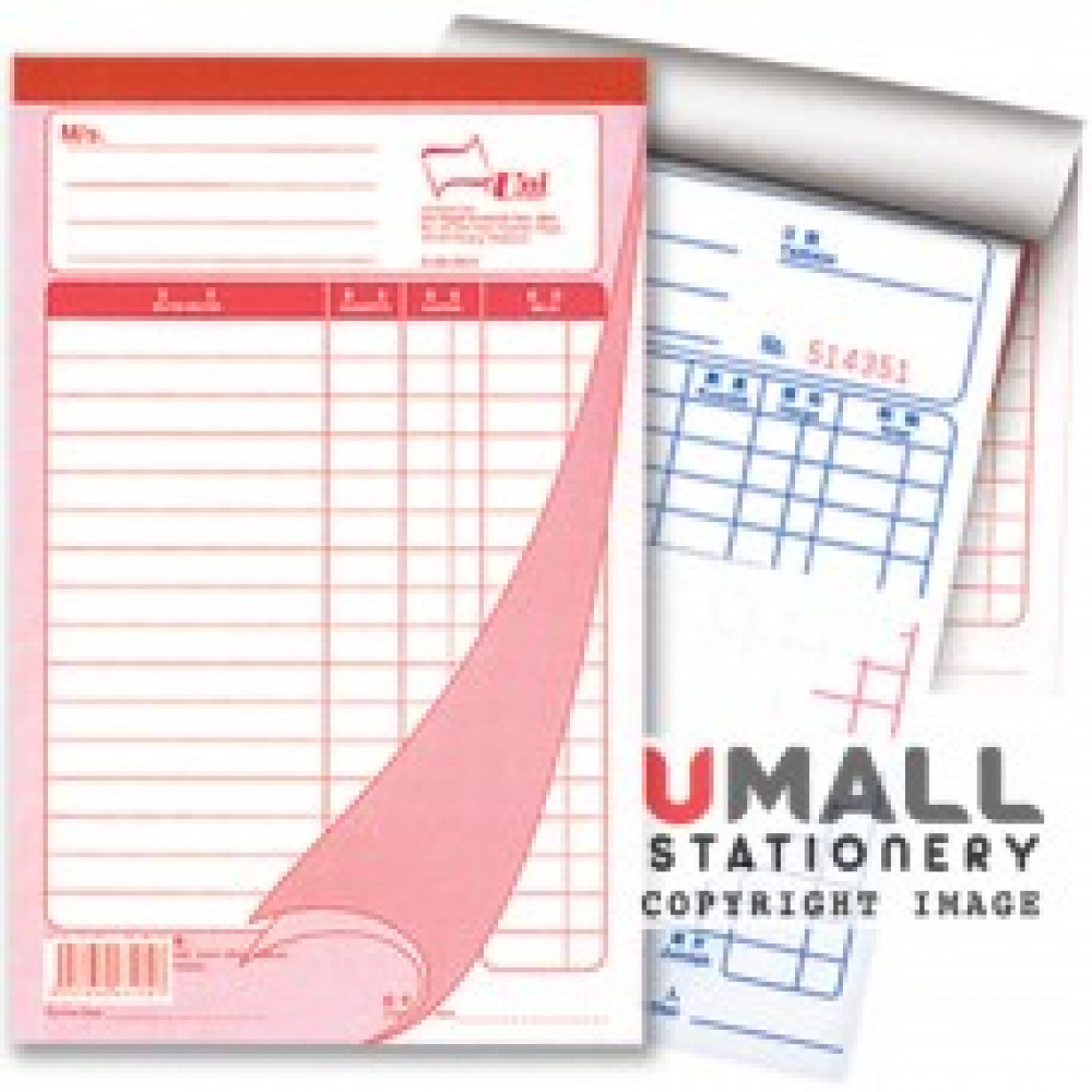 UNI BILL BOOK 3 PLY X 25'S (SBB-5803) 10 IN 1