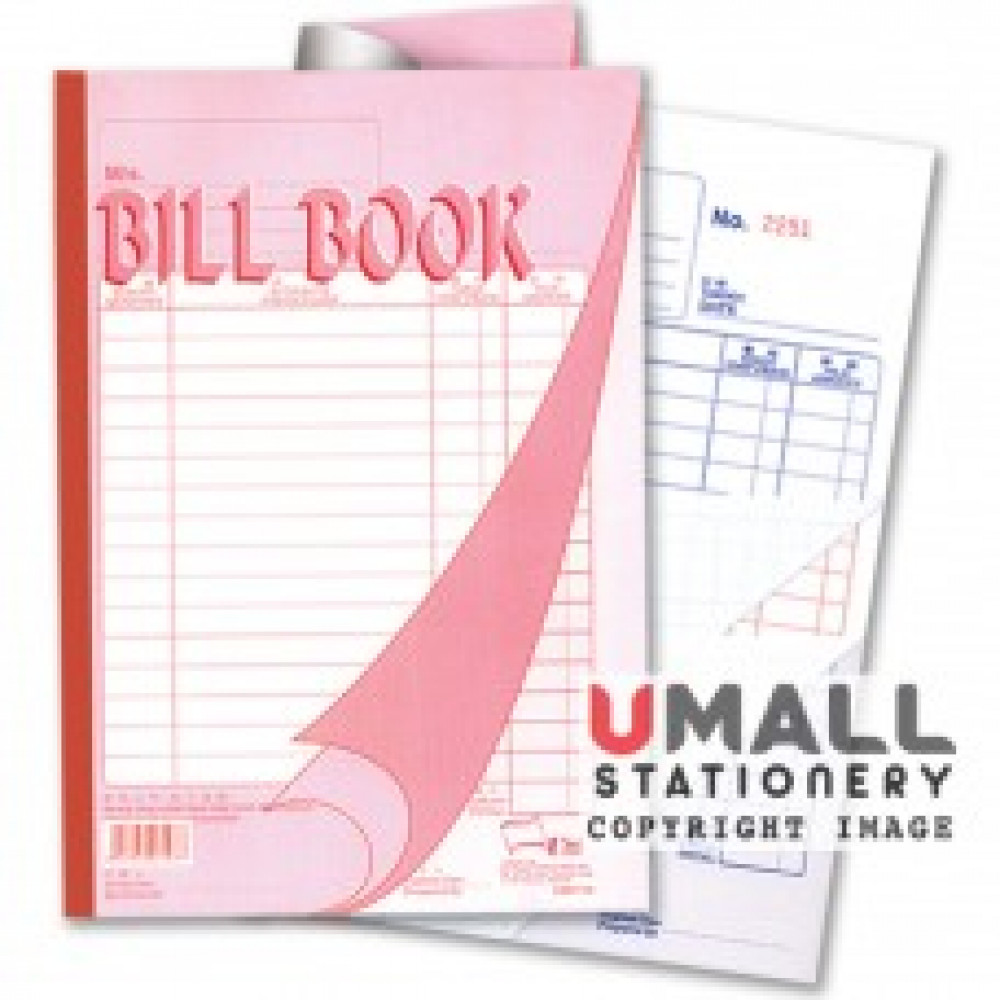 UNI BILL BOOK 3 PLY X 25'S (SBB7103) 10 IN 1