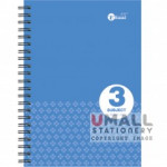 UKAMI 3 SUBJECT NOTE BOOK 80G  A5 (S6520)