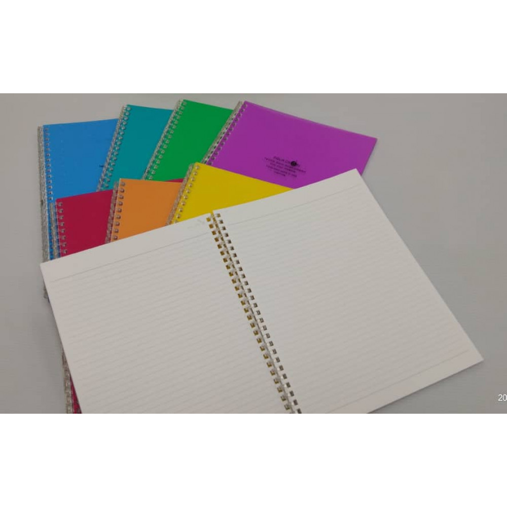 LIHIT LAB AQUA DROPS TWIST RING NOTE BOOK (7" X 10") LIHIT LAB AQUA DROPS TWIST RING NOTE BOOK (7" X 10")