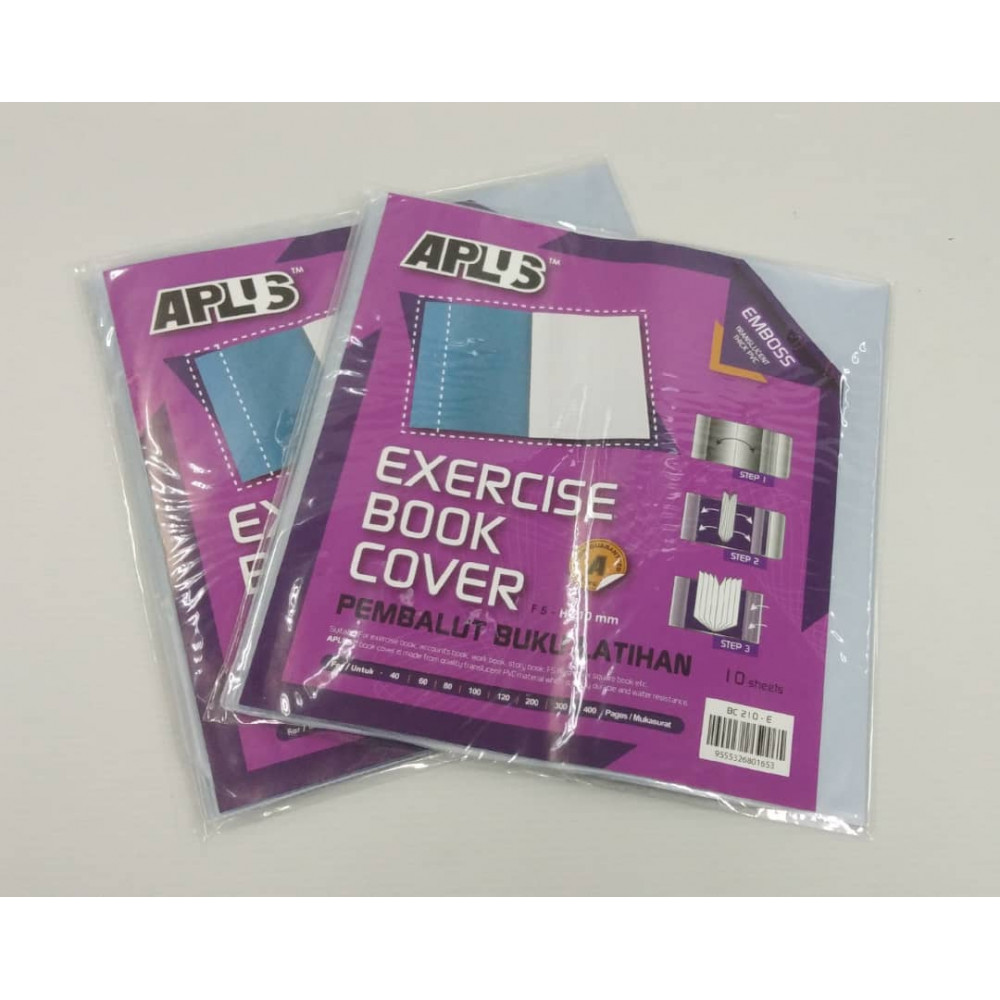 APLUS EXERCISE BOOK COVER 10'S