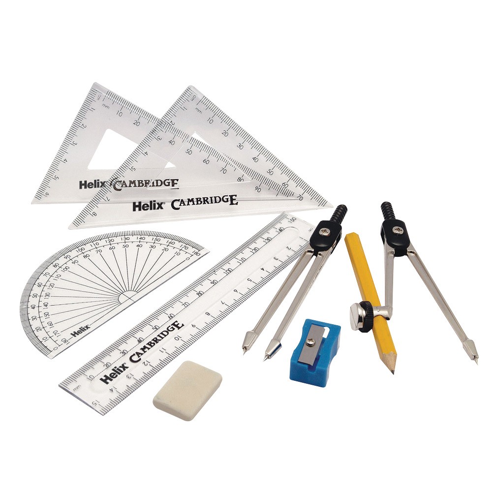 Helix cambridge 9 piece maths set