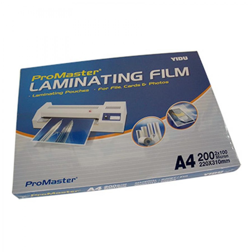 ProMaster A4 Laminating Film 100 sheets ProMaster A4 Laminating Film 100 sheets