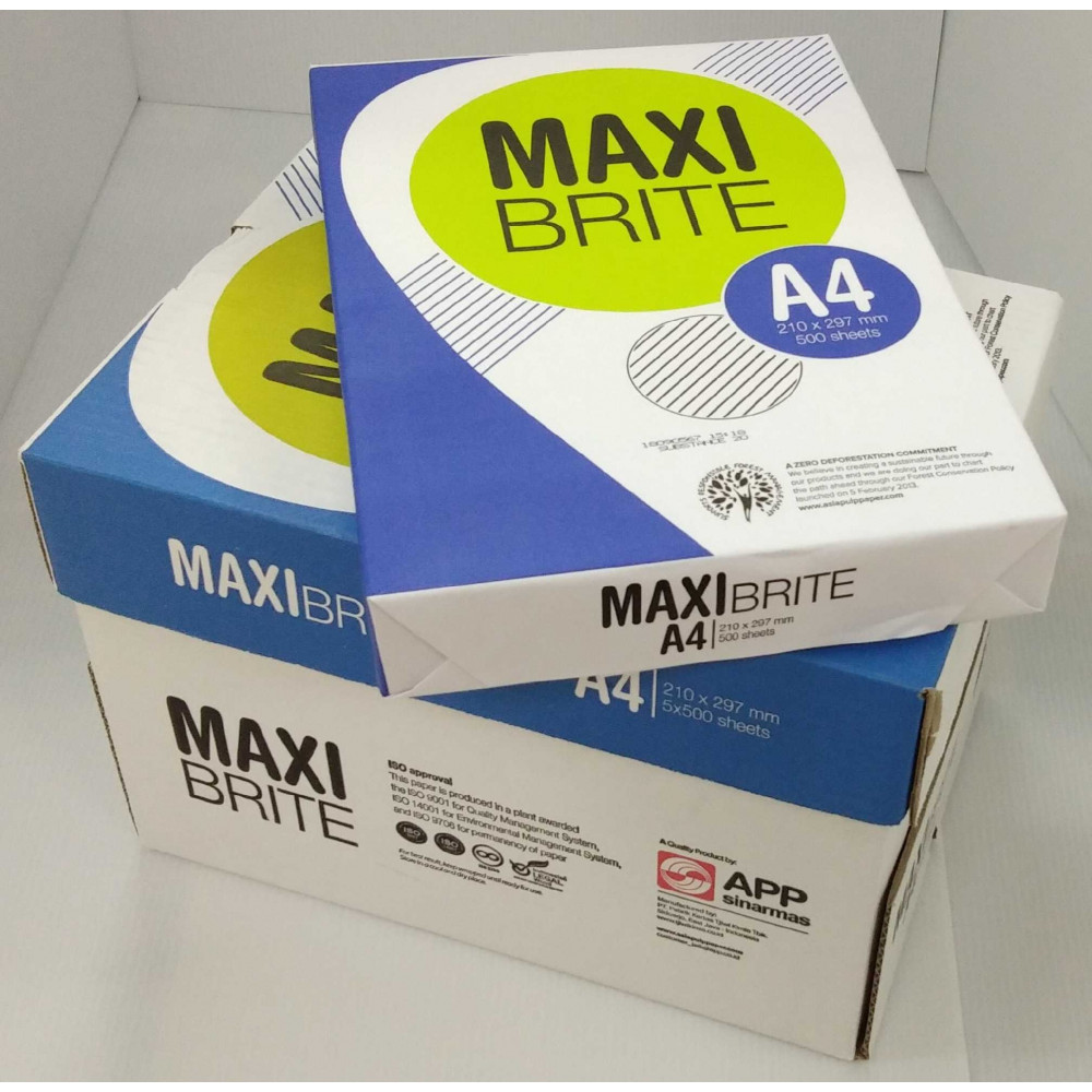 Maxi Brite Photocopy Paper A4-500's (5 in 1)