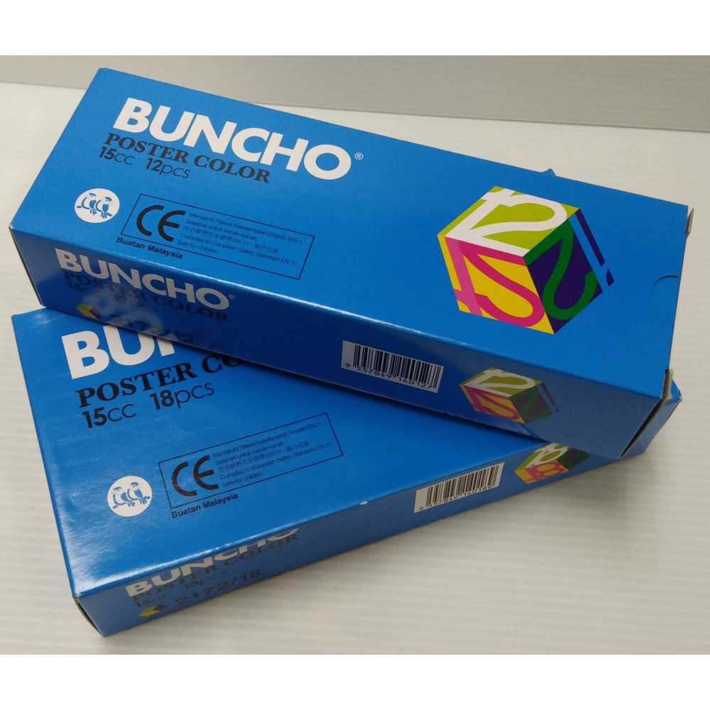 Buncho Poster Colour 15cc 18col Buncho Poster Colour 15cc 18col