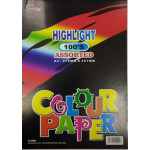 Uni Highlight Colour Paper 80gsm A4-100's (S-4200)