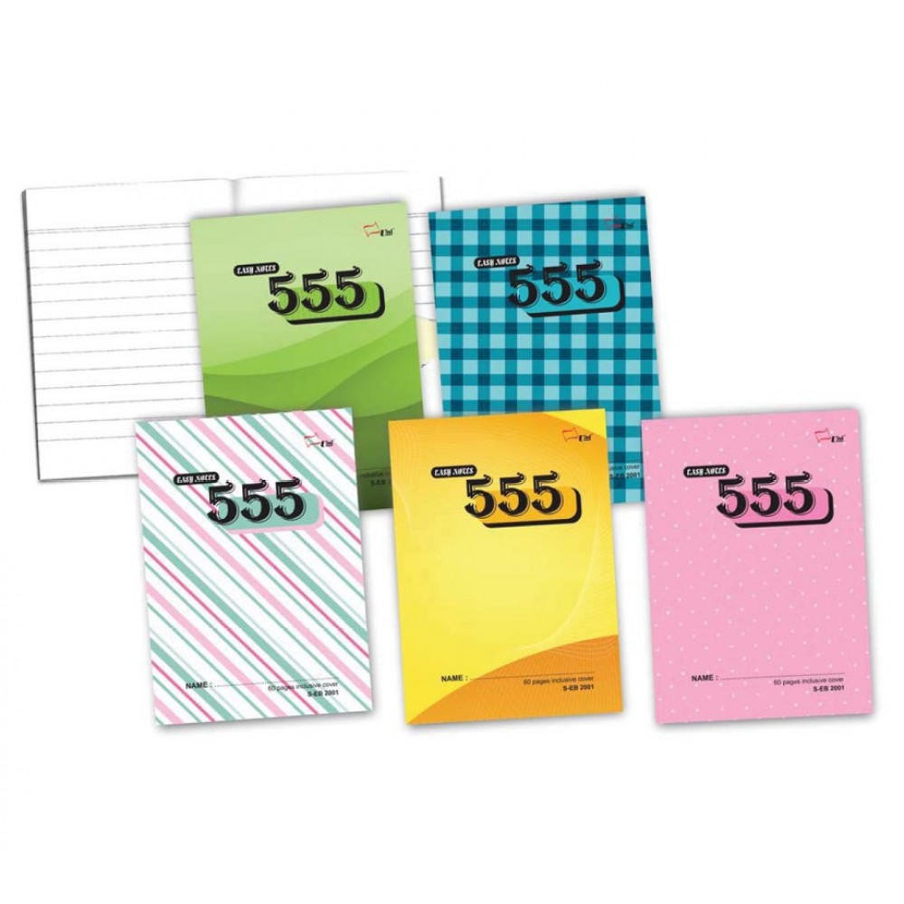 555 Notebook 60 pages (10 PCS)
