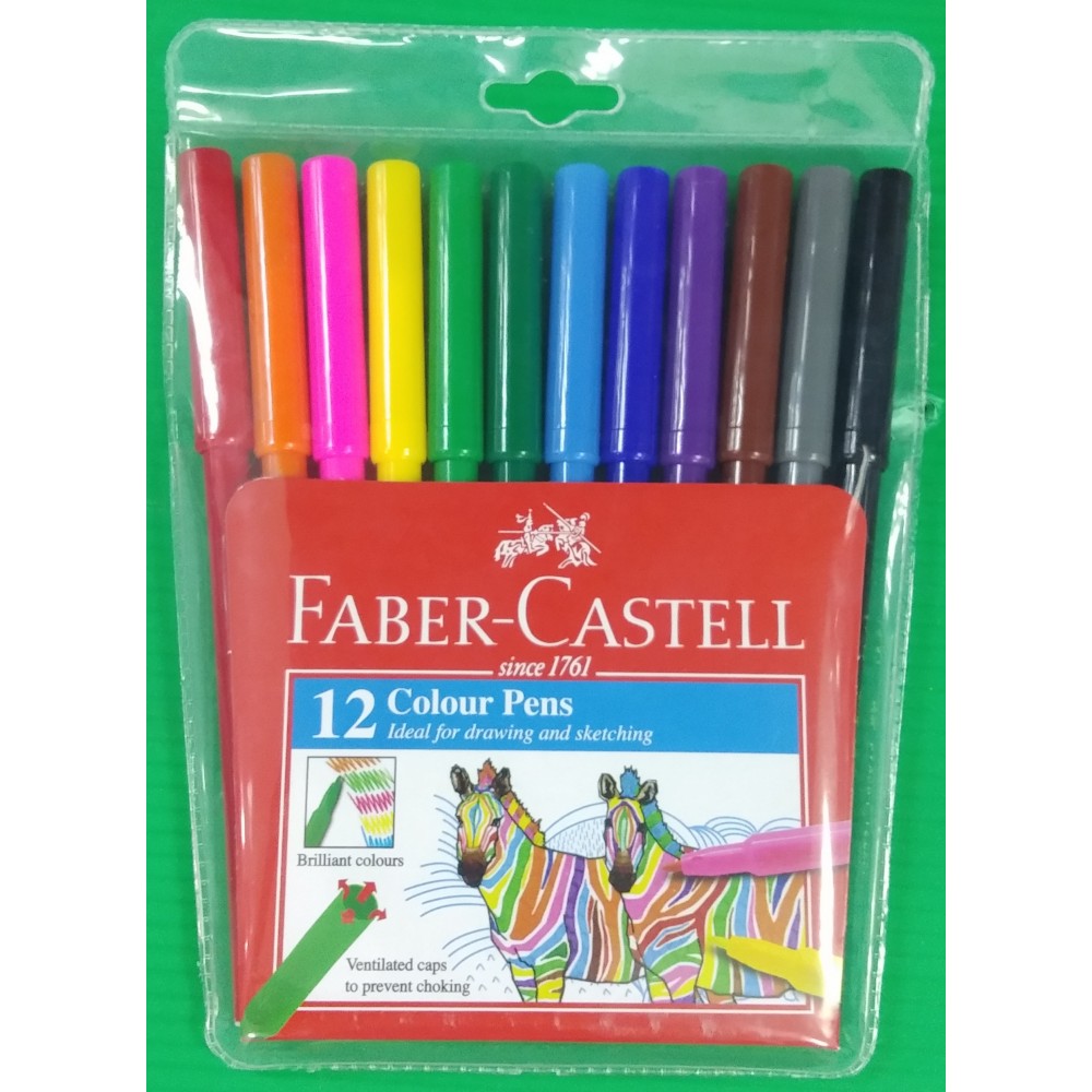 Faber Castell Colour Pen (12 colours)