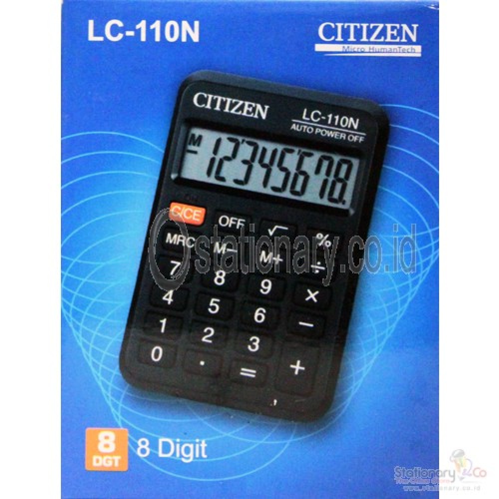 CITIZEN CALCULATOR (8 DIGITS) LC-110N