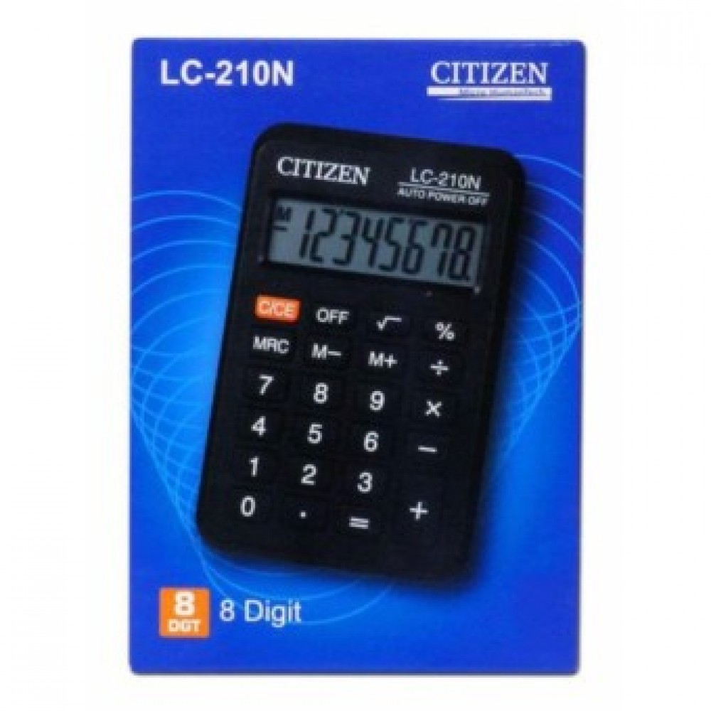 CITIZEN CALCULATOR (8 DIGITS) LC-210N CITIZEN CALCULATOR (8 DIGITS) LC-210N