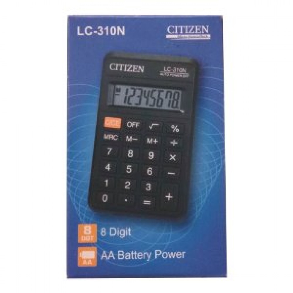 CITIZEN CALCULATOR (8 DIGITS) LC-310N CITIZEN CALCULATOR (8 DIGITS) LC-310N